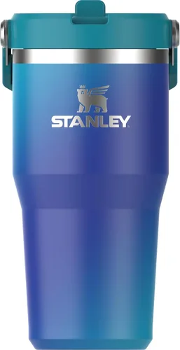 Vista 116 de STANLEY IceFlow 2.0 - Vaso con pajilla abatible con asa, 30 onzas, tapa giratoria y popote abatible, botella de agua a prueba de fugas, acero Tiza