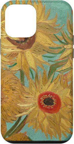Vista 15 de Vincent van Gogh - Carcasa para iPhone XS, diseño de girasoles