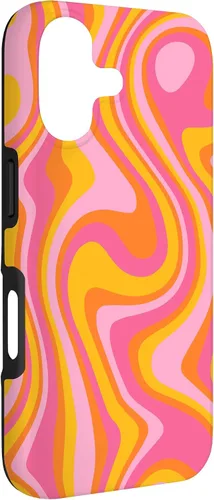 Vista 3 de Retro Groovy Liquid Swirl Hippie 70's 80's Psychedelic Phone Case for iPhone 17