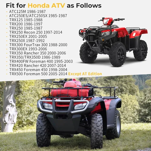 Vista 2 de M MATI 1 pieza Botón de tapa reversa para Honda FourTrax 300 Rancher 350 420 Foreman 400 450 500 Recon 250 TRX300EX TRX250EX TRX250X TRX350 TRX250