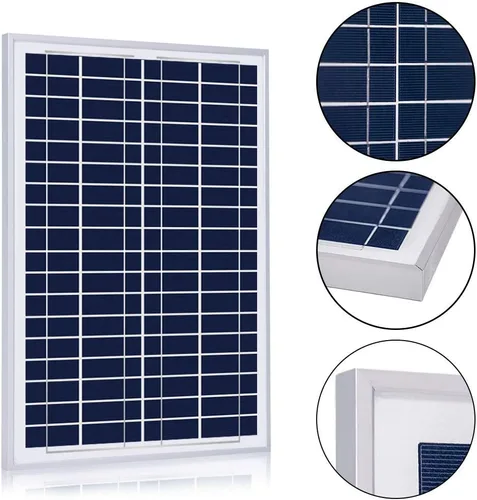Vista 3 de ACOPOWER Panel de 25 vatios (kit de 10 A y 25 W) construye tu cargador solar en una parada Mono