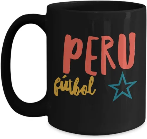Vista 5 de Perú Futbol Taza de Cafe Vaso, taza café divertidas, tazas personalizadas, taza de café inspiradoras, taza con mensajes positivos., 11onza