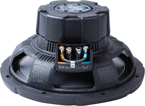 Vista 5 de Memphis Audio MB1224 Subwoofer MSeries MB de 12" con impedancia seleccionable, 2 o 4 ohmios - 500 wRMS