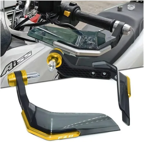 Vista 2 de Motorbike Handlebar HandGuards for FZ8 FZ8N FZ 8 Motorcycle Handguard Shield Hand Guard Protector Windshield Handguards