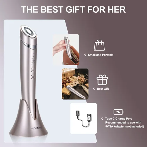 Vista 7 de Máquinas faciales de alta frecuencia, 4 en 1 dispositivo facial de la fotontherapy de la luz de la microcorriente del Massager para la cara