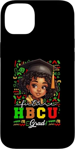 Vista 15 de Future HBCU Grad Black Girl Kids Graduation HBCU College Case for iPhone 16