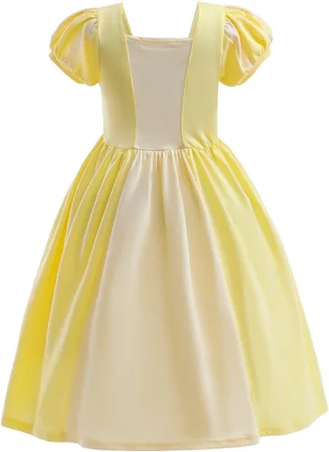 Vista 4 de MYRISAM Disfraz de princesa para niñas, vestido de verano de Halloween, Navidad, fiesta de cumpleaños, concurso, vestido de bola de algodón