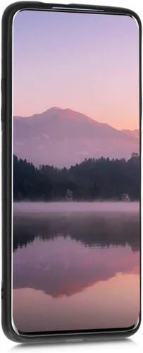 Vista 2 de kwmobile Funda de madera compatible con OnePlus 7 Pro - Funda - Brújula de navegación marrón oscuro