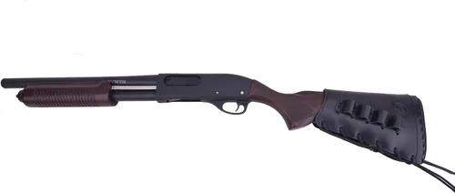 Vista 9 de Almohadilla de cuero para mejilla de culata cosida a mano para rifle 38/357 45-70 308 .22LR 12GA Mano zurda - Negro