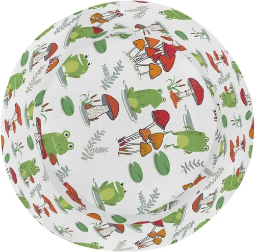 Vista 4 de Lindo sombrero de pescador de rana, protección solar, plegable, para verano, playa, sombrero de pescador, gorra de viaje para mujeres, hombres