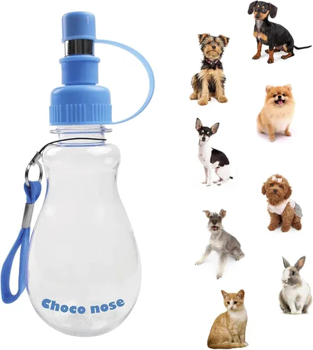 Vista 11 de Choco Nose Botella patentada sin goteo para perros/alimentador para perros/gatos y otros animales de tamaño pequeño-mediano - para jaulas, jaulas