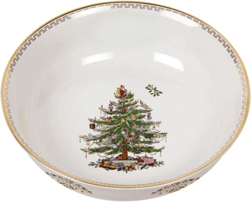 Vista 3 de Soporte para pastel dorado para árbol de Navidad