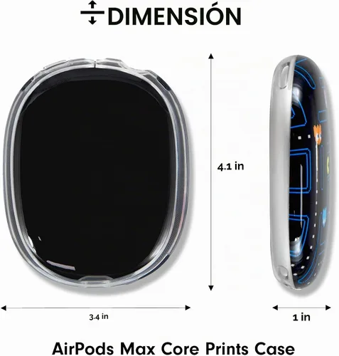 Vista 2 de Sonix Funda Protectora para Auriculares AirPods Max - Elegantes Cubiertas de Orejas de Carcasa Dura de TPU PAC-Man