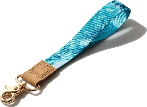 Vista 18 de DQL Correa de muñeca para llaves para mujeres y hombres, llavero de muñeca para llaves de automóvil, insignia, cartera y correa de muñeca para Negro