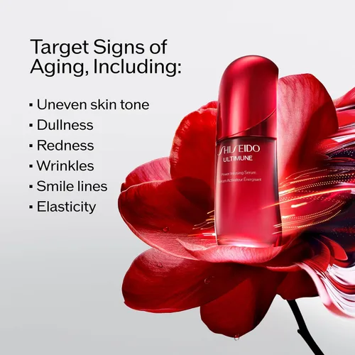 Vista 3 de Shiseido Ultimune Power Infusion Serum - Suero facial ligero innovador - Aumenta la luminosidad y mejora los signos visibles del envejecimiento