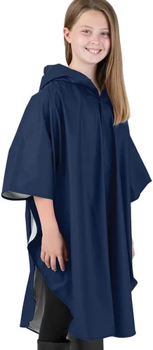 Vista 3 de Charles River Apparel Kid's Youth Pacific Poncho Outerwear Negro