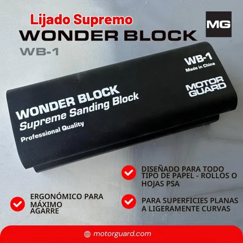 Vista 2 de Motor Guard SB-1 suave bloque flexible bloque de lija.