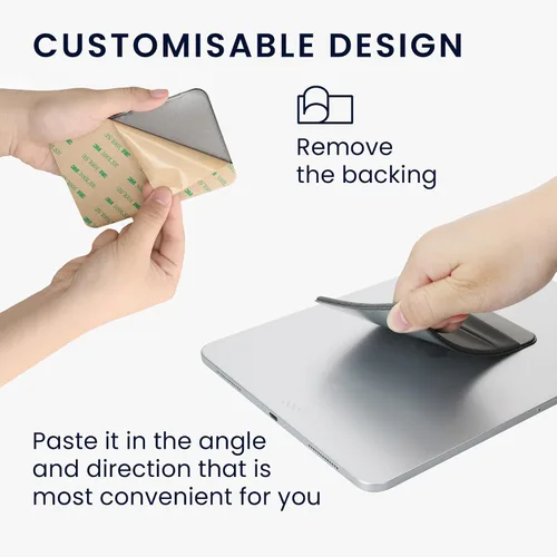 Vista 4 de kwmobile Funda elástica compatible con SanDisk Portable SSD, Samsung T7, Crucial X8, HDD, funda de elastano elástico, soporte externo para SSD