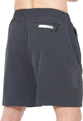 Vista 3 de NORTHYARD - Pantalones cortos deportivos para correr para hombres, ligeros, de secado rápido, 7, 5 o 9 pulgadas, para senderismo, deportes, gimnasio