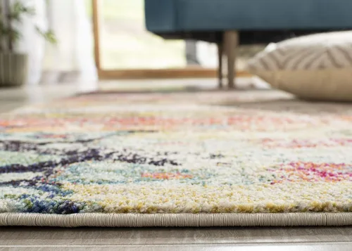 Vista 5 de SAFAVIEH Colección Monaco - Alfombra de área de 8 x 11 pies, Multicolor, diseño tribal bohemio chic envejecido, no desprende pelusa y de fácil