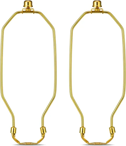 Vista 21 de Kit de soporte de arpa de lámpara de 8 pulgadas con remate y base de sillín desmontable de alta resistencia, juego de 2 accesorios de iluminación