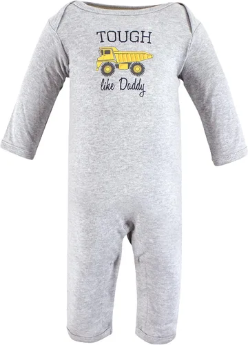 Vista 3 de Hudson Baby baby-girls Cotton Coveralls