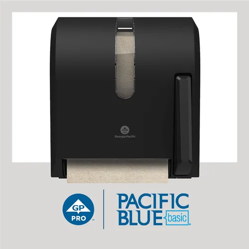 Vista 3 de Rollos de papel reciclado Pacific Blue Basic Hardwound de GP PRO (Georgia-Pacific), color café, 26301, rollo de 800 pies
