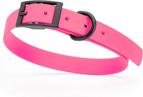 Vista 98 de Dogline Biothane - Collar impermeable para perro con hebilla de liberación rápida, resistente cincha de nailon recubierta con resistente y a prueba