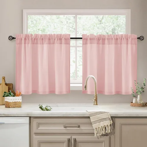 Vista 39 de HOMEIDEAS - Cortinas semitransparentes de privacidad blancas que no se transparentan, 52 x 96 pulgadas Blanco
