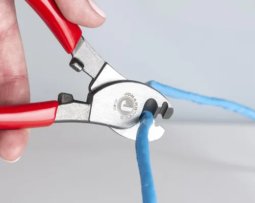 Vista 7 de JIC-625 Cortador de cable de COAX y red de cobre, hasta cable de 6 AWG