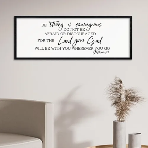 Vista 21 de comurdyo Bless This Home Decoración de Pared 16" × 11" Moderno Rústico Casa de Campo Inspirador Bendición Dulce Familia Cita Cartel