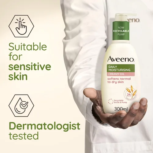 Vista 4 de Aveeno Aceite Cremoso Húmedo 10.1 fl oz