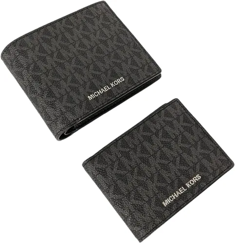 Vista 5 de Michael Kors Cooper Billfold con cartera para hombre PVC negro PVC negro Passcase