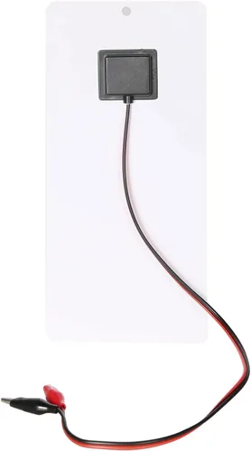 Vista 9 de Maxmartt Cargador solar, panel solar portátil de 15 W, batería solar de 12 V, cargador de batería de celdas solares (con clip de batería)