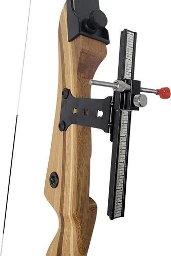 Vista 5 de SAS Spirit Jr - Arco recurvo de madera para principiantes y jóvenes, 54 pulgadas Negro