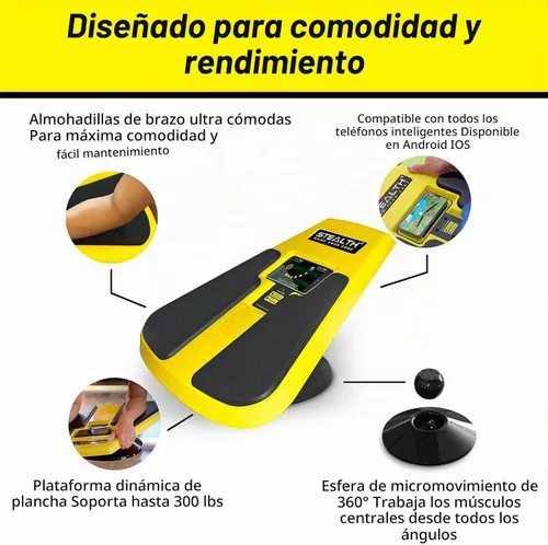 Vista 5 de Stealth Core Deluxe Trainer - Obtén unos abdominales fuertes y un core definido jugando juegos en tu teléfono; aplicación gratis para iOS/Android