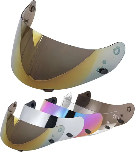 Vista 13 de VCOROS Casco de motocicleta, visera de repuesto para casco HJC HJ-09 CL-15 CL-17 CL-16 CL-SP AC-12 FS-10 CS-R1 IS-16 CS-R2 Shield Arcoíris