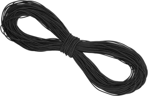 Vista 25 de PATIKIL Cuerda elástica elástica de 109 yardas (328.1 ft), cuerda elástica pesada de 0.059 in, albaricoque para manualidades, correas de gancho
