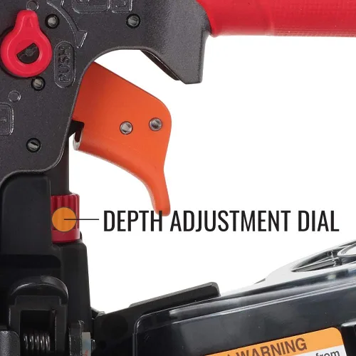 Vista 7 de MAX USA CORP. PowerLite HN65J2 - Clavadora con conector metálico de bobina de alta presión hasta 2-1/2