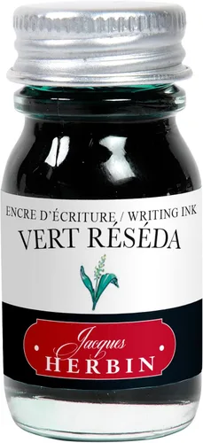 Vista 19 de Tinta para pluma estilográfica Herbin - Botella de 10 ml - Perle Noire