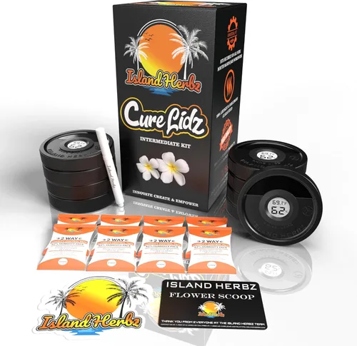Vista 11 de Pro Cure Kit, 12 tapas herméticas digitales de boca ancha Mason Jar