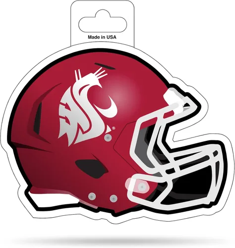 Vista 24 de Rico Industries NCAA - Calcomanía para casco de corte en forma de 4.75 x 5 pulgadas