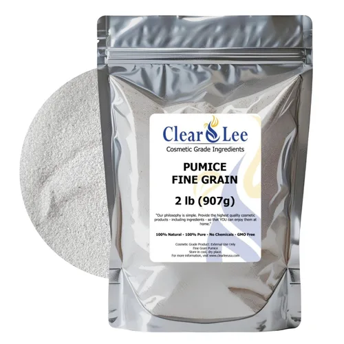 Vista 16 de ClearLee Piedra pómez de grado cosmético – 100% grano/polvo natural puro – excelente para exfoliación de la piel en jabones caseros DIY