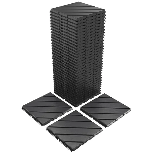 Vista 10 de VANCASTLE - Baldosas entrelazadas de 12 x 12 pulgadas, para exteriores, impermeables, para patio, piscina, garaje y gimnasio, 1 pie cuadrado, Marrón