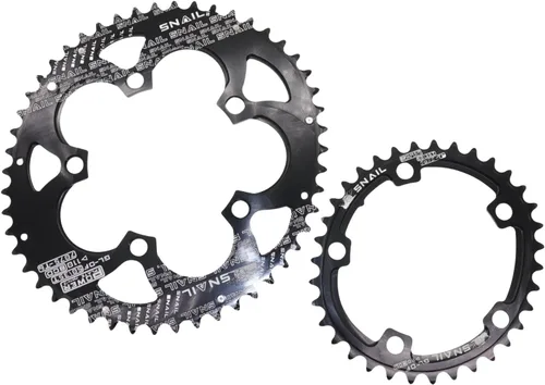 Vista 2 de Plato para bicicleta de carretera 110BCD doble plato 5 brazos redondo ovalado 2X 50T 34T 35T 53T 39T 52T 36T Gravel para Sram Red Rival S350 S900
