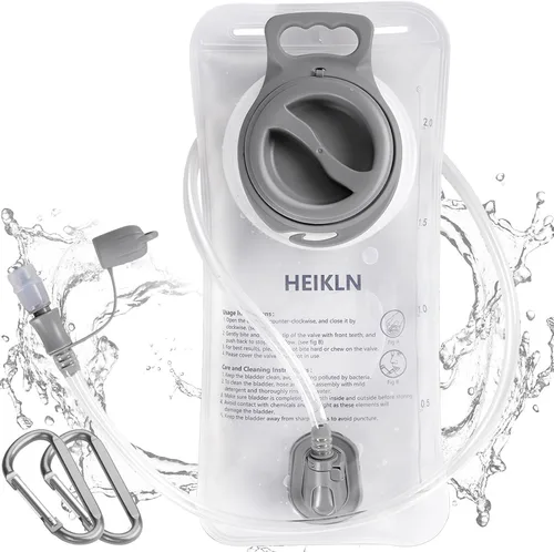 Vista 13 de HEIKLN Hydration Bladder 1.5L-2L-2.5L-3L,Leak Proof Water Reservoir, BPA Free Military Water Storage Bladder Bag Hydration Pack Replacement Easy