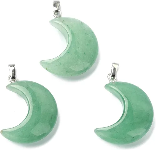 Vista 17 de Ipotkitt 100 dijes de chakras de piedra teñida de dolomita natural de colores mixtos para hacer joyas, collares, aretes