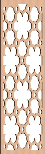 Vista 103 de 9 3/8"W x 24 3/8"H x 1/4"T Southgate Decorativos Paneles De Pared De Madera Calado, Abedul