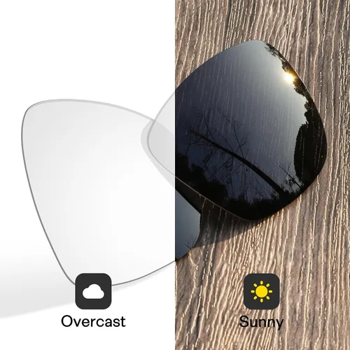 Vista 6 de Bowyer Lentes de repuesto para gafas Ray-Ban Meta (Gen 1/2/3) AI Eclipse Gris Fotocrómico Láser