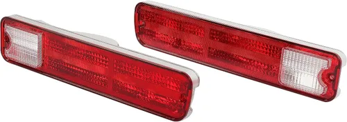 Vista 3 de KUAFU Lámpara de luz trasera compatible con Chevy Chevrolet El Camino Malibu GMC Caballero Station Wagon 1979-1987, luz trasera del lado